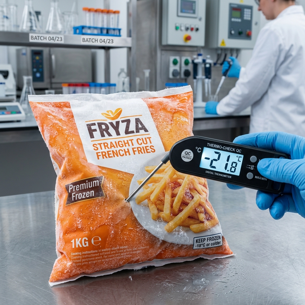 Deep Freeze Verification (-21.8°C)
